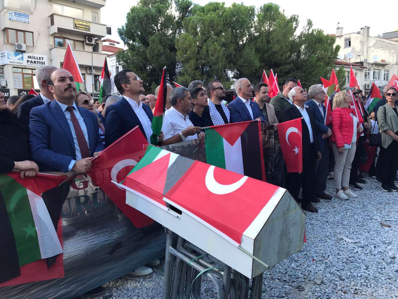 Muğla’da Gazze ve Küresel Sumud Filosuna Destek Yürüyüşü 8